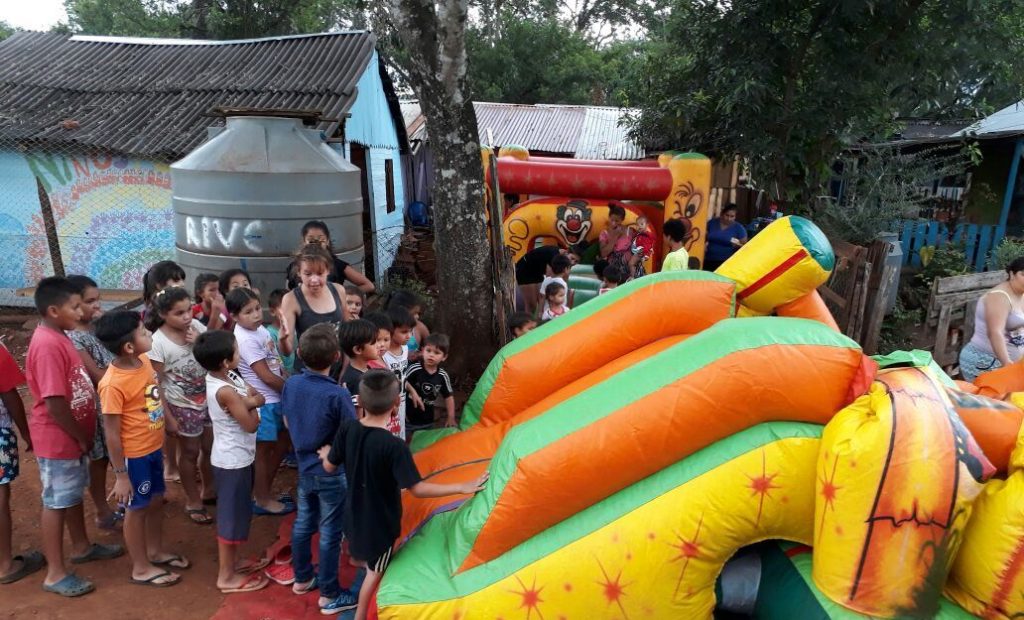 En Villa Ruff el Papá Noel llegó antes