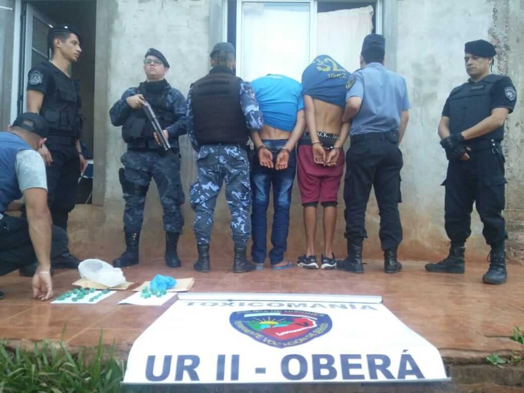 Detectan bunker narco en Barrio Sapucay de Oberá: dos detenidos