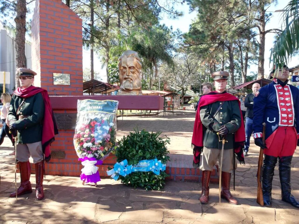 Acto por el aniversario del fallecimiento de Martín Miguel de Güemes