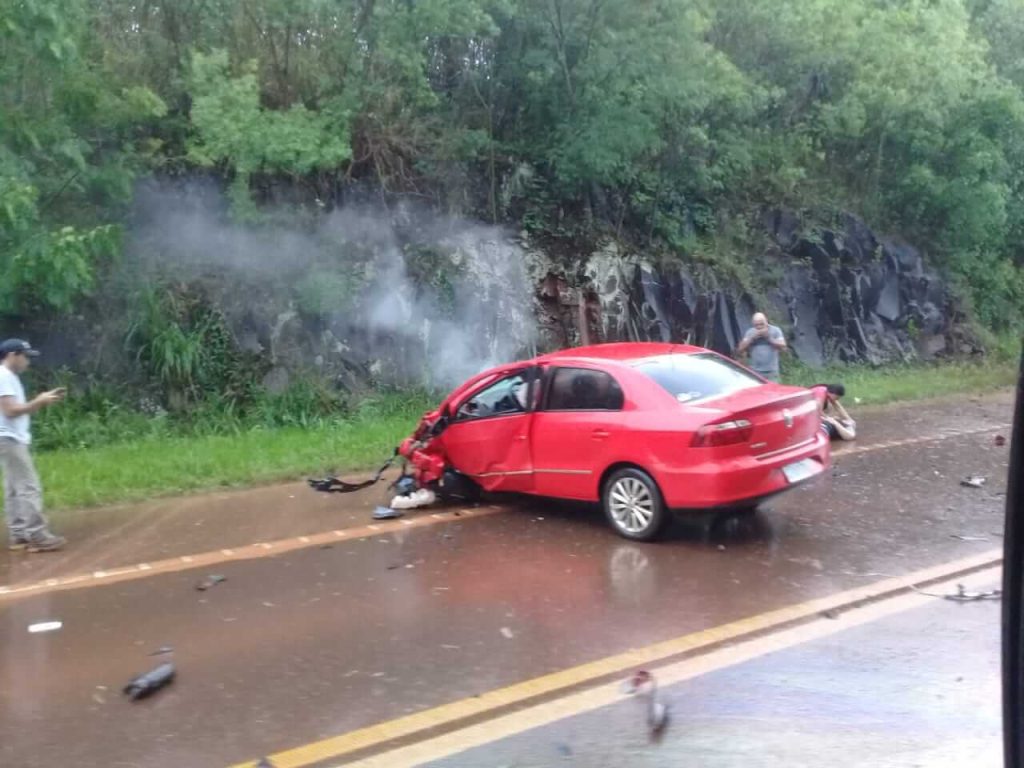 Triple colisión en Ruta 14