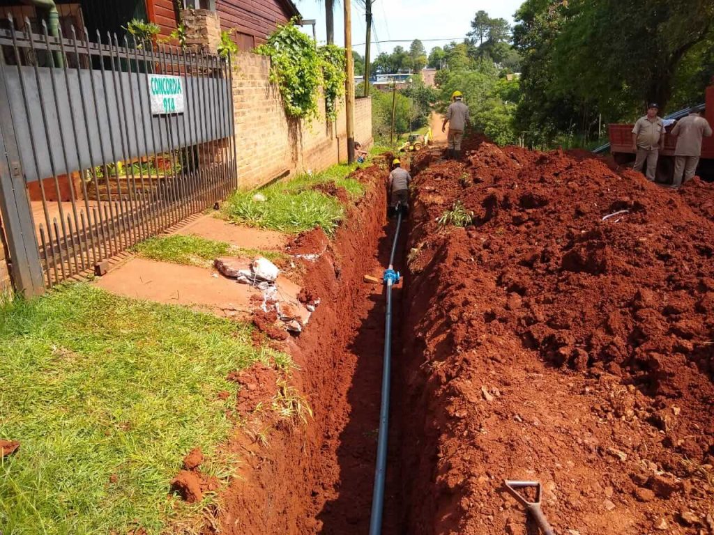 La CELO realizó dos nuevas obras de ampliación de red de agua potable