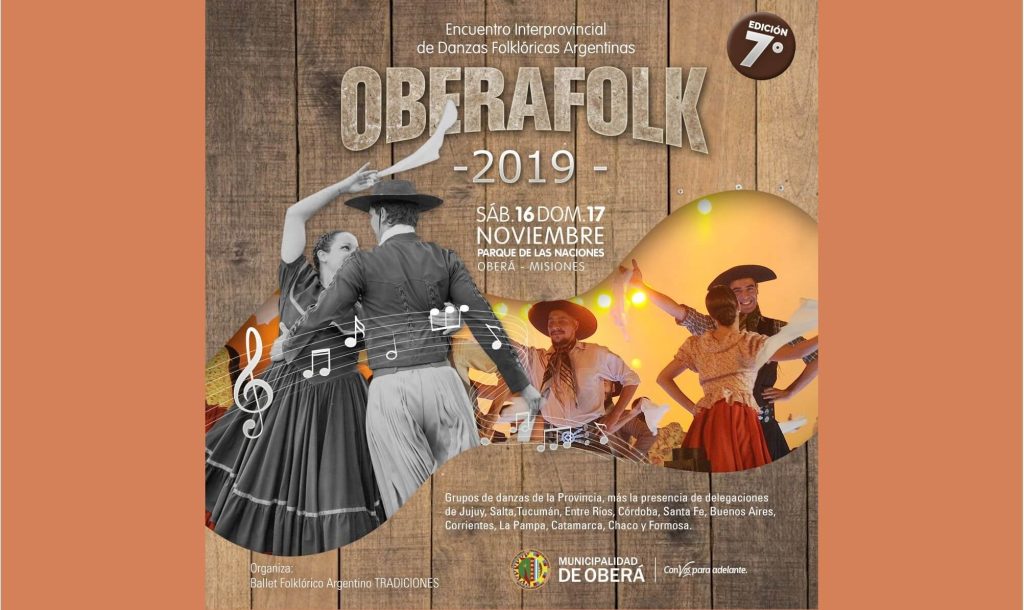 Festival de Danzas “Oberá Folk” en el Parque de las Naciones