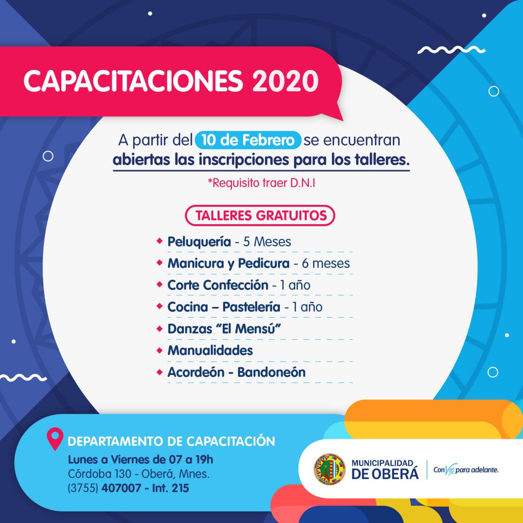 Inscripciones para capacitaciones breves