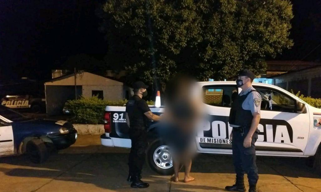 Amenazó a su vecino con un machete y fue detenido en Campo Viera