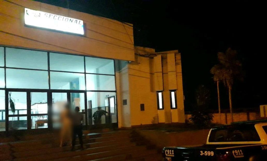 Violento terminó detenido por agredir a su concubina