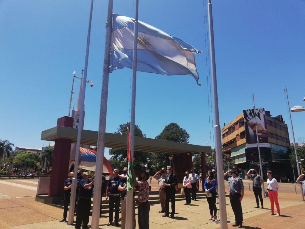 Se recordó el bicentenario del primer izamiento de la Bandera Argentina en las Islas Malvinas