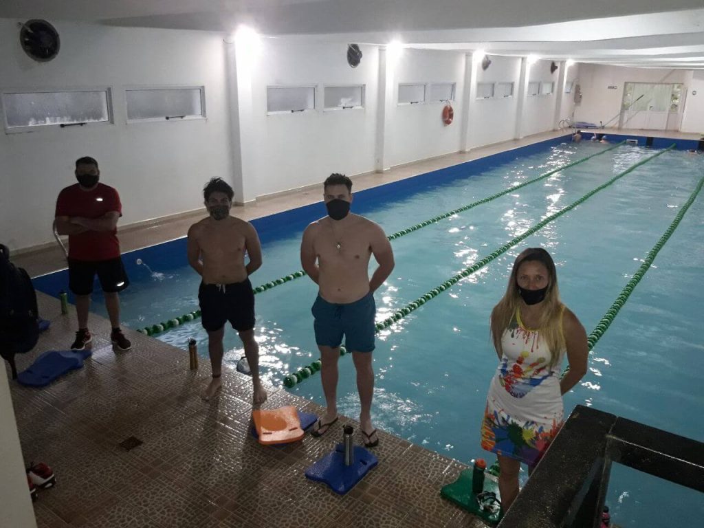 Grupo de Natación y su vuelta al agua