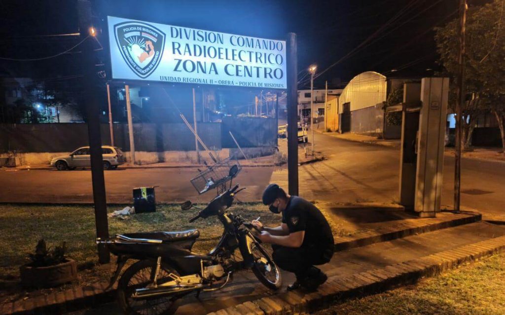 La Policía recuperó una motocicleta robada en el Barrio Yerbal Viejo