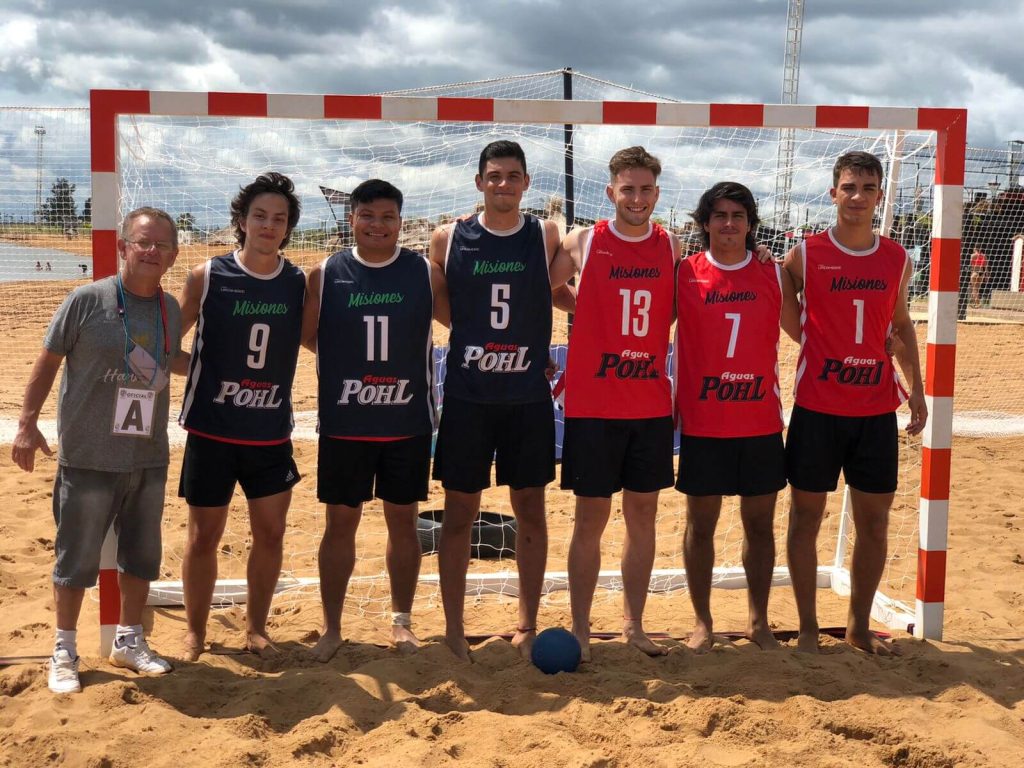 Equipo obereño de Beach Handball clasificó a Copa Argentina. Lucas Gross mejor jugador y goleador del Torneo