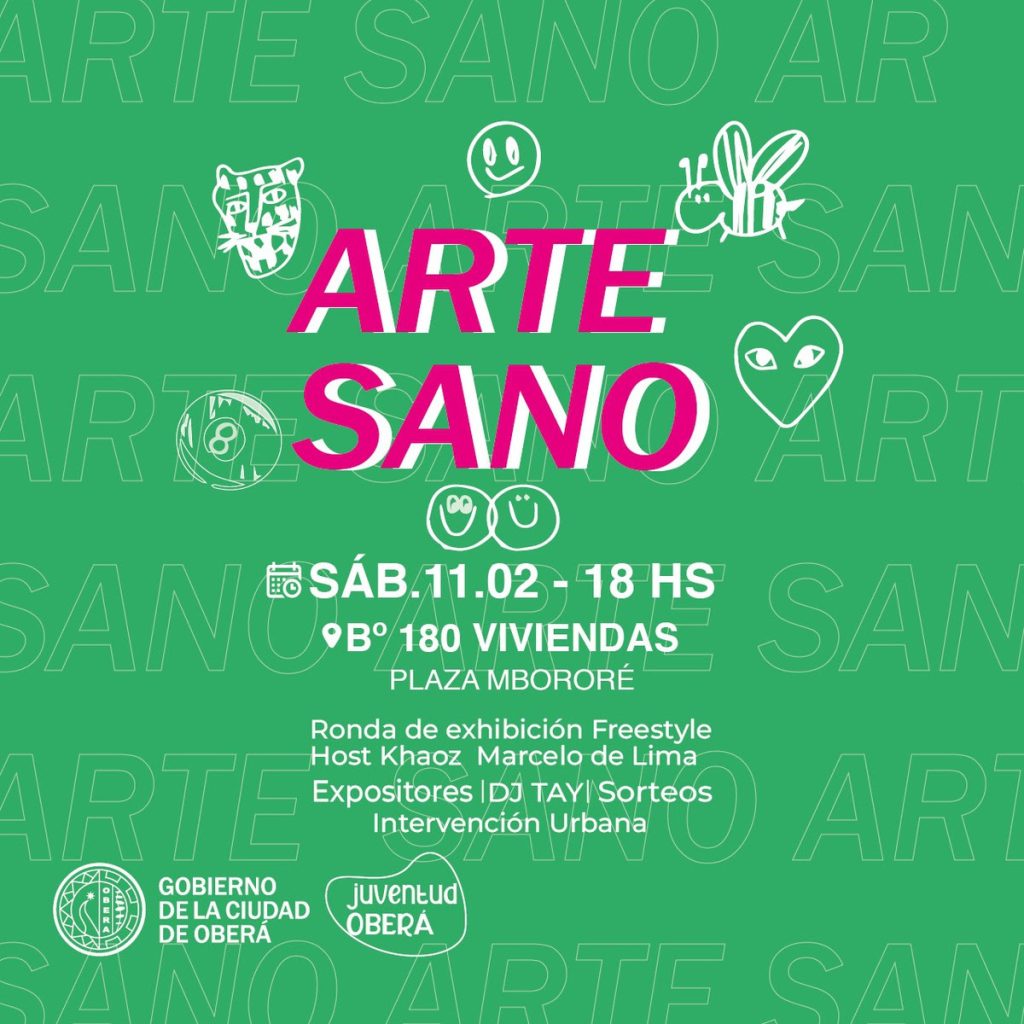 ARTE Sano en Plaza Mbororé