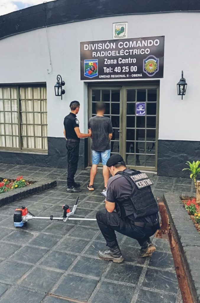 Cayó conocido delincuente buscado por robos en Oberá y Colonia Aurora