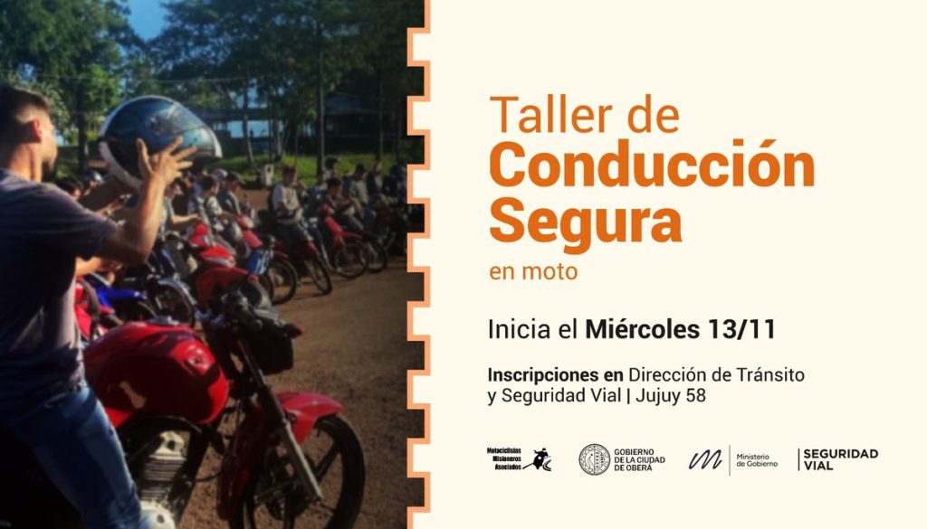 Nuevo taller de conducción segura para motociclistas