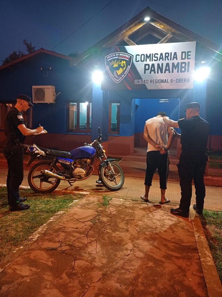 Motociclista alcoholizado fue detenido en Panambí por maniobras peligrosas sobre ruta 05