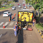 Oberá moderniza sus trabajos de bacheo logrando más eficiencia y capacidad de respuesta