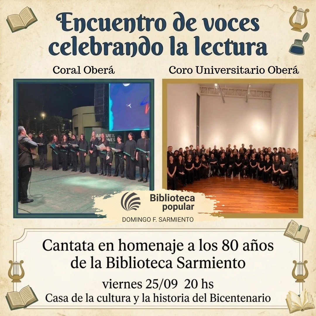 La Biblioteca Popular Sarmiento celebra 80 años de historia y servicio a la comunidad