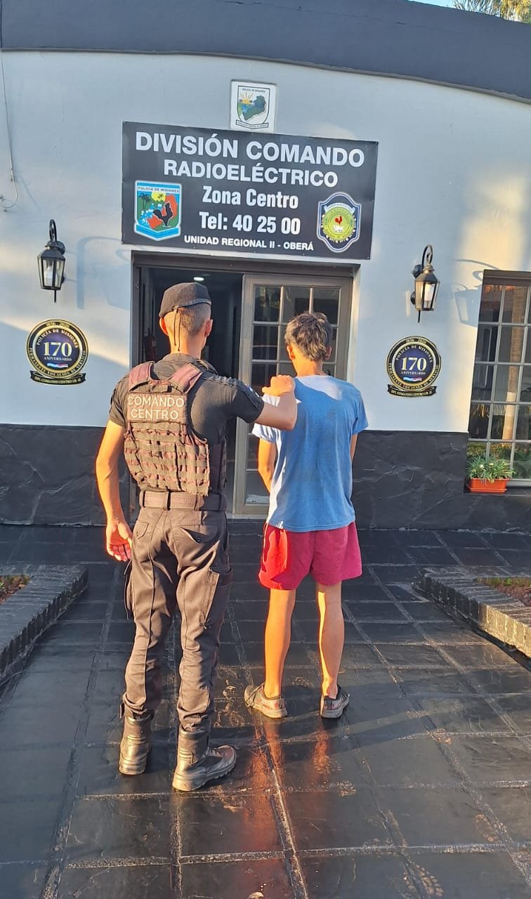 Detuvieron al tercer implicado en el robo de cables de una vivienda en Oberá