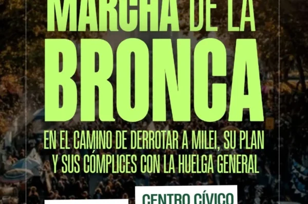 Marcha de la bronca en Oberá