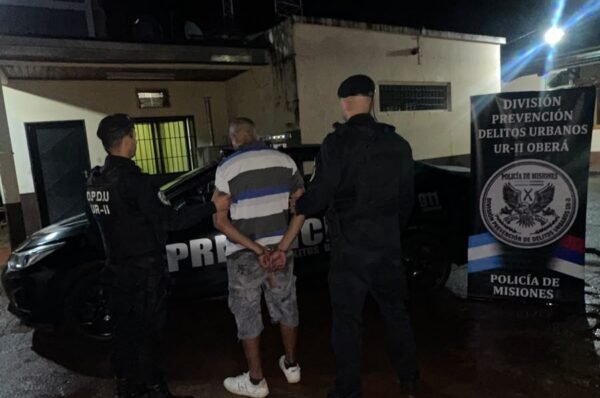 Detuvieron a un hombre por exhibiciones obscenas en el centro de Oberá
