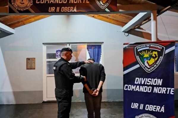 Detuvieron en Oberá a un hombre acusado de amenazar con incendiar la casa de su expareja
