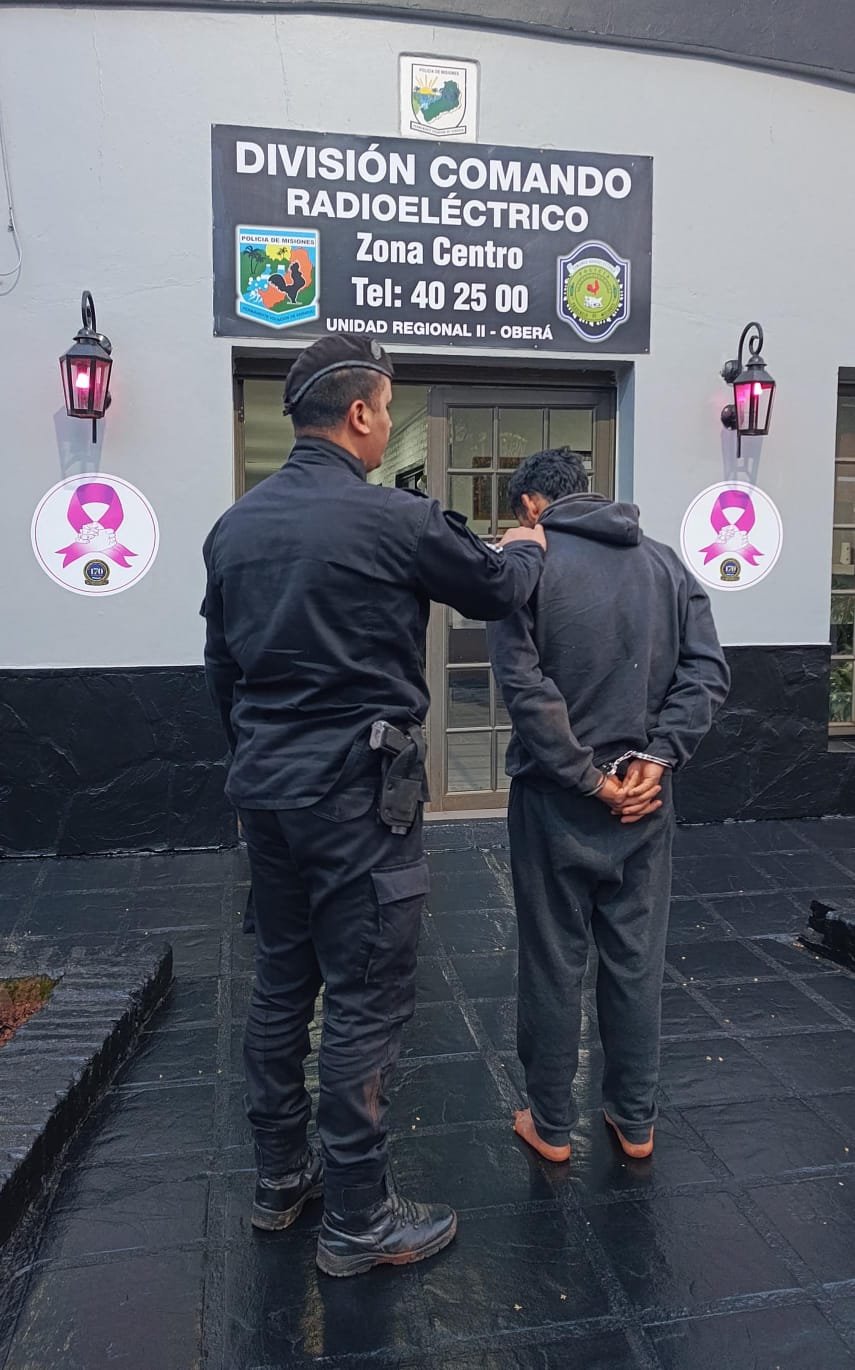Amenazó de muerte a su expareja y a sus hijos en Oberá y fue detenido tras una vigilancia policial