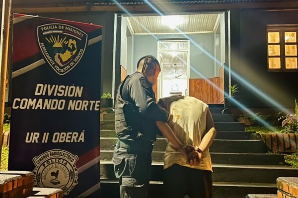 Detuvieron en Oberá a un hombre acusado de agredir a su pareja embarazada