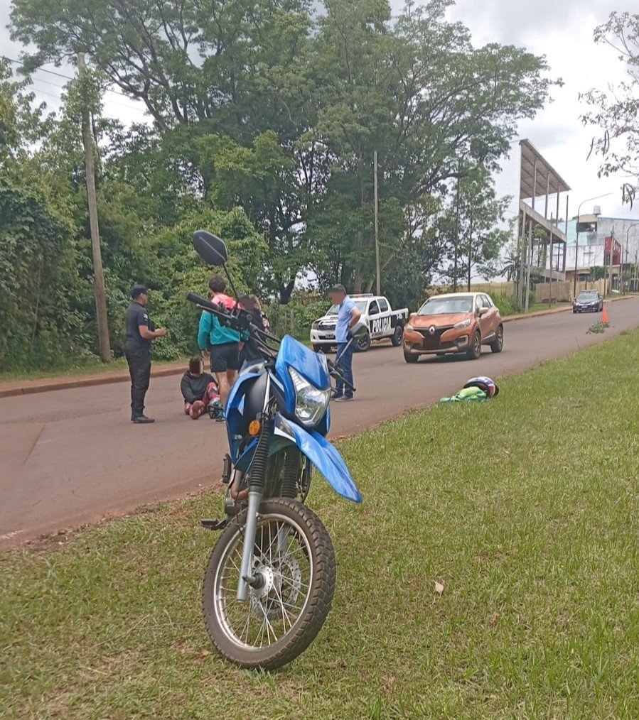 Una joven resultó lesionada en un siniestro vial en la avenida De las Américas