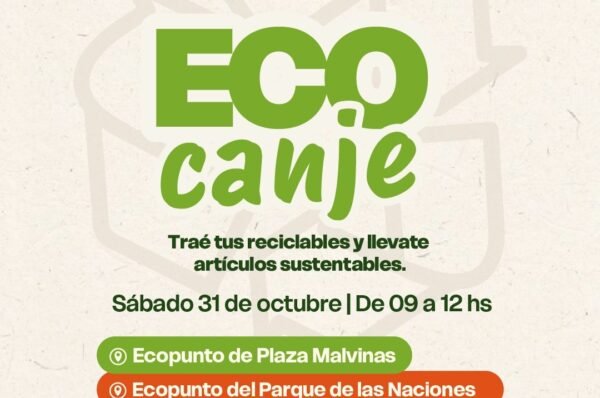 Oberá realizará una nueva jornada de ECO Canje en dos puntos de la ciudad