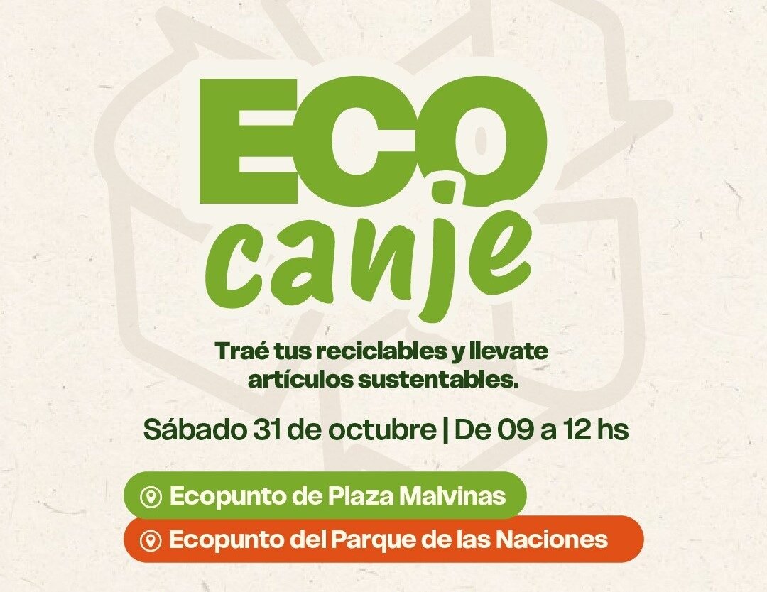 Oberá realizará una nueva jornada de ECO Canje en dos puntos de la ciudad